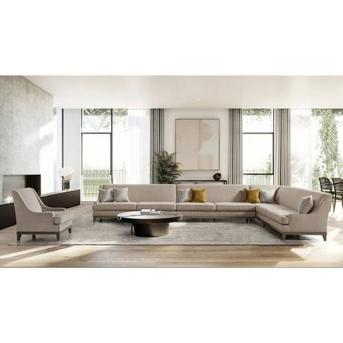 كنبة L مودرن كلاسيك - Modern Classic L Shape Sofa