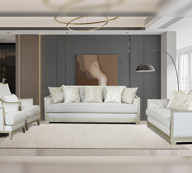 طقم كنب نيو كلاسيك 4 قطع - 4 Pieces Neo-Classical Sofa Set