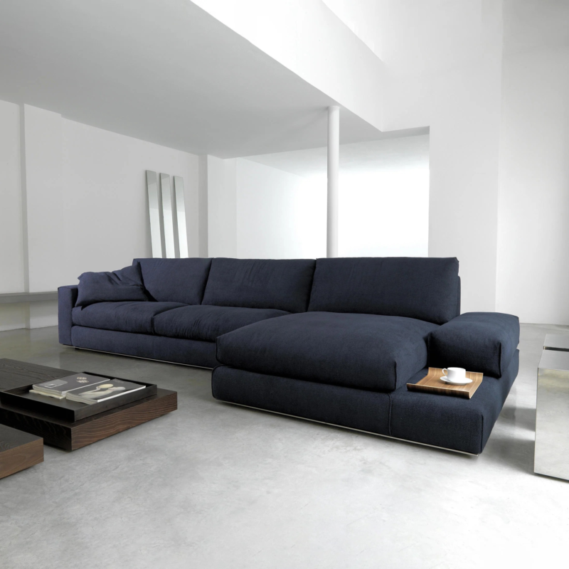 Stylish L-shaped Corner Sectional Sofa - كنب ركني زاوية أنيق على شكل حرف L