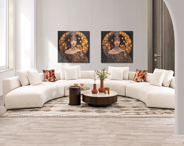 كنب دائري مودرن لوران