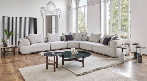 Klem Porada Inspired 3-Piece Sectional Sofa - ركنة فاخرة 3 قطع مستوحاة من تصميم Klem Porada