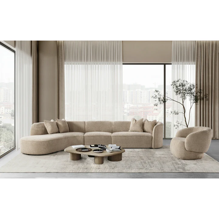 Modern Raya Living Room Set - طقم غرفة معيشة مودرن رايا