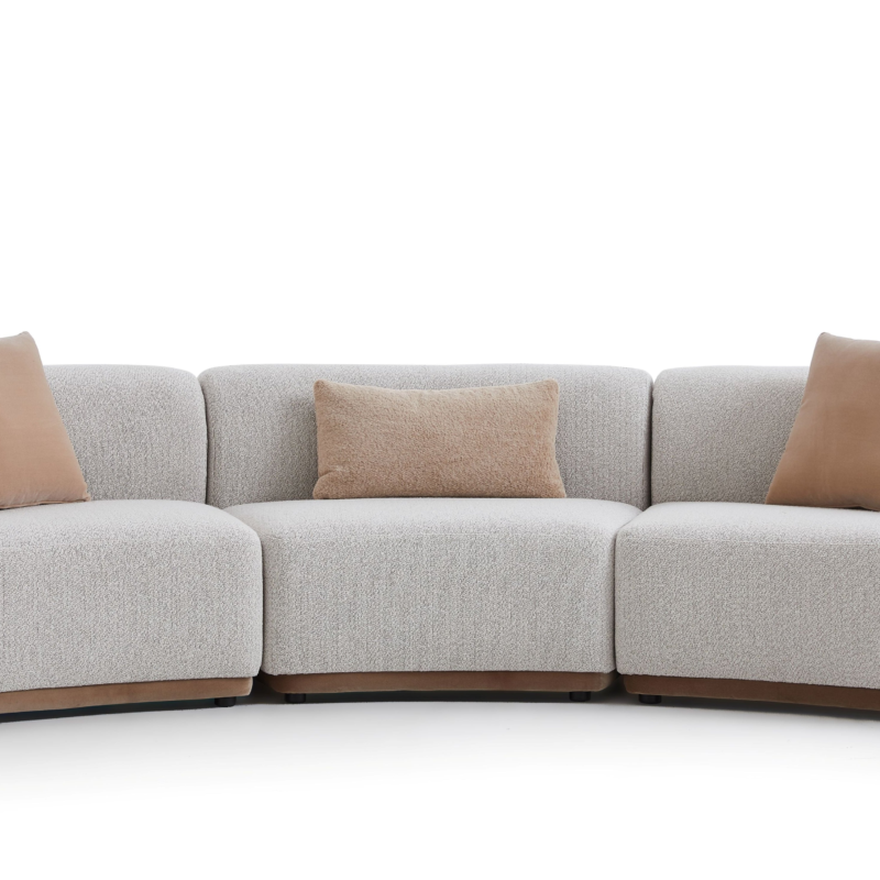 كنبة عصرية ثلاث قطع Modern Three-Piece Sofa