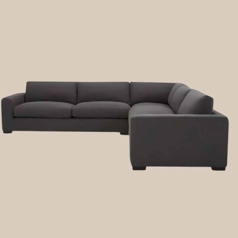 كنب ركني بتصميم حرف L – لمسة فخامة لمنزلك - L-Shaped Corner Sofa – A Touch of Luxury for Your Home