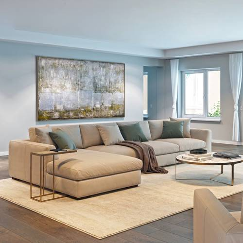 كنب زاوية يسار بشكل L – أنيق وعملي لمساحتك العصرية - L-Shaped Left Corner Sofa – Stylish and Functional for Your Modern Space