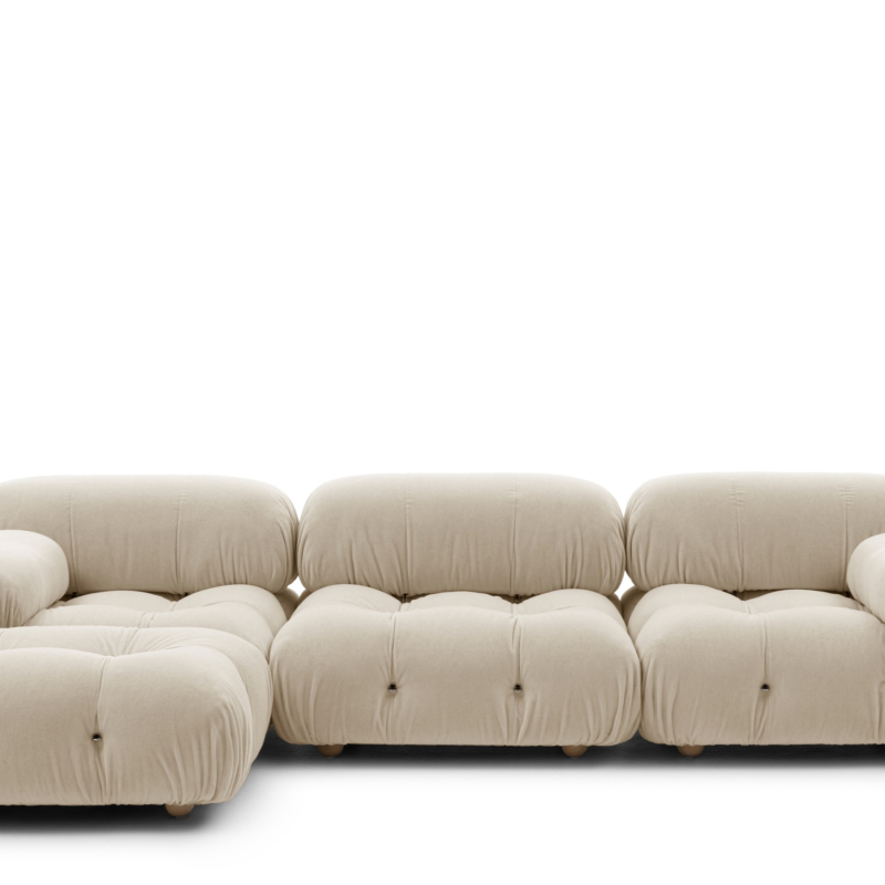 كنب ركني مودرن أنيق زاوية على شكل حرف L - Modern Elegant L-shaped Corner Sectional Sofa