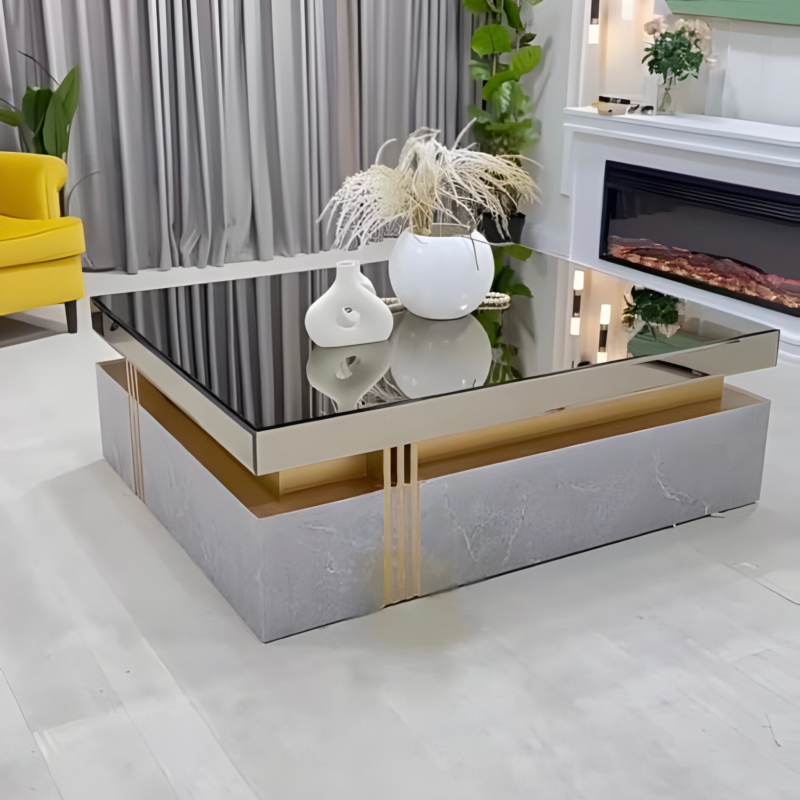 طاولة قهوة مربعة حديثة - Modern Square Coffee Table