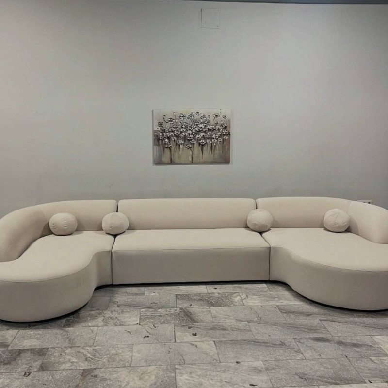 كنب لونا منحني