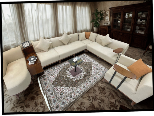 Monarch Corner - ركنة مونارك - تصميم فاخر بدوران ناعم وتفاصيل خشبية